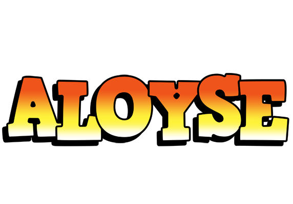 Aloyse sunset logo