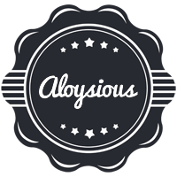 Aloysious badge logo