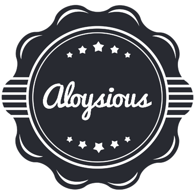 Aloysious badge logo