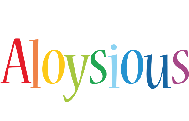 Aloysious birthday logo