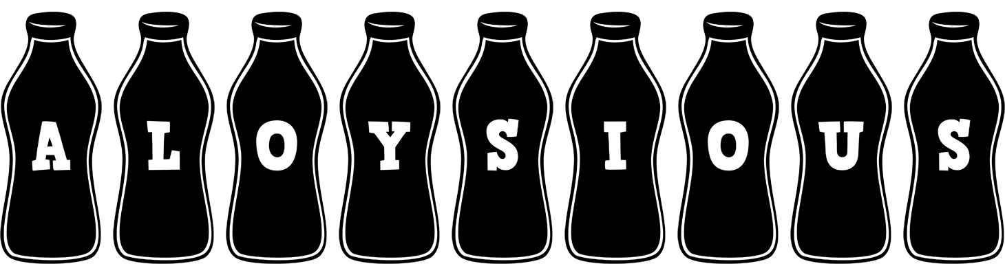 Aloysious bottle logo