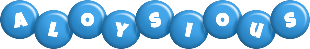 Aloysious candy-blue logo