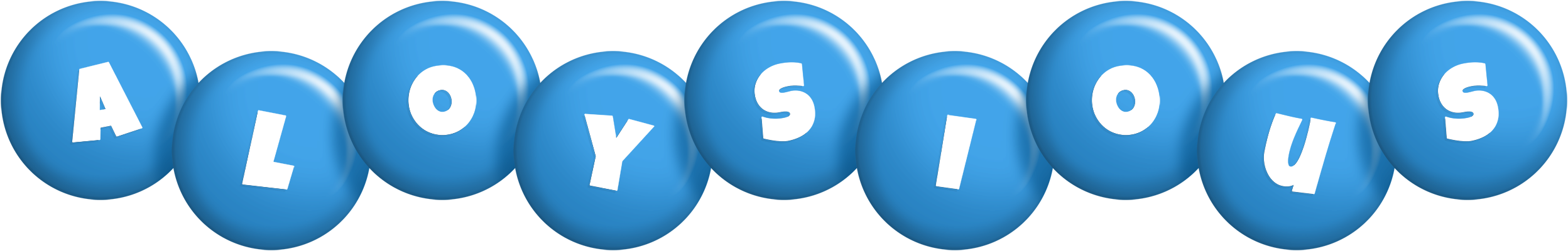 Aloysious candy-blue logo