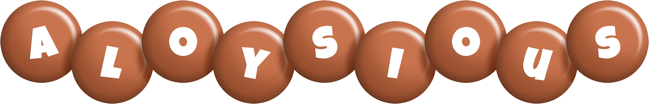 Aloysious candy-brown logo