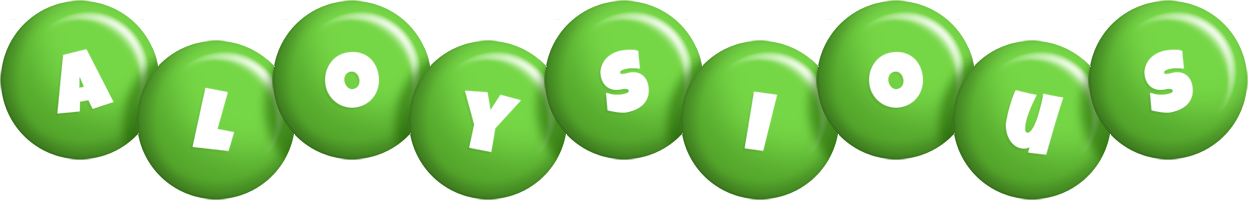 Aloysious candy-green logo