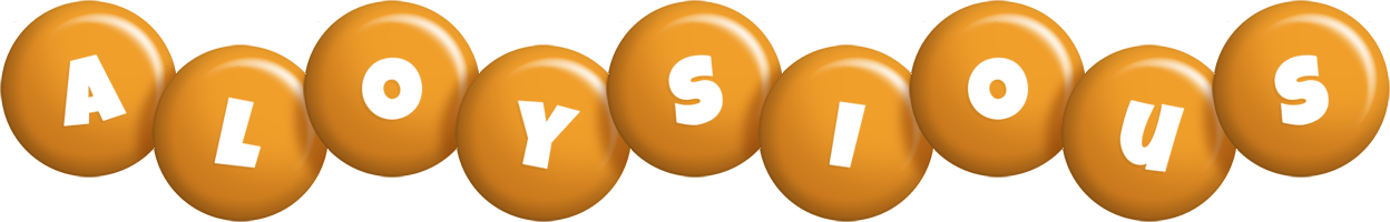 Aloysious candy-orange logo