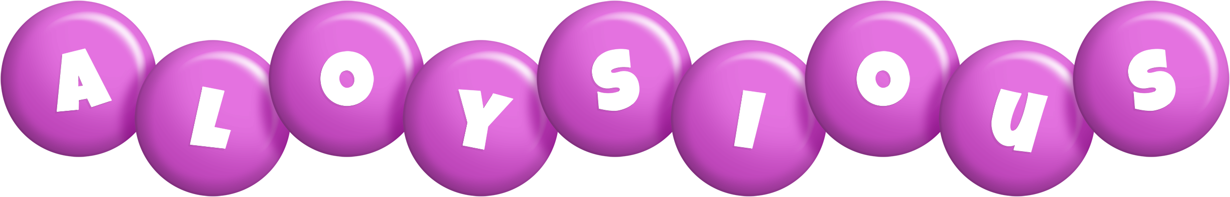 Aloysious candy-purple logo