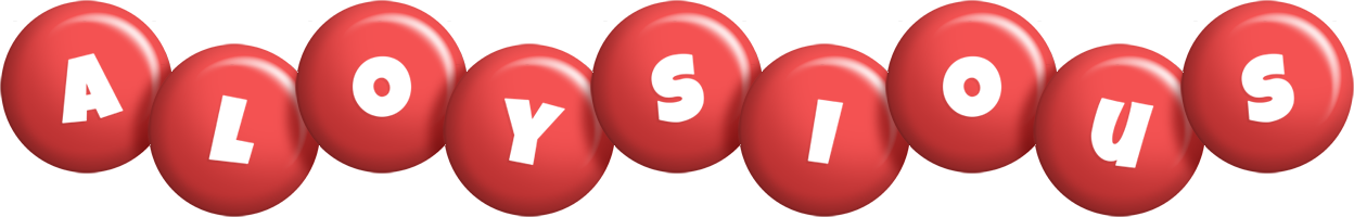 Aloysious candy-red logo