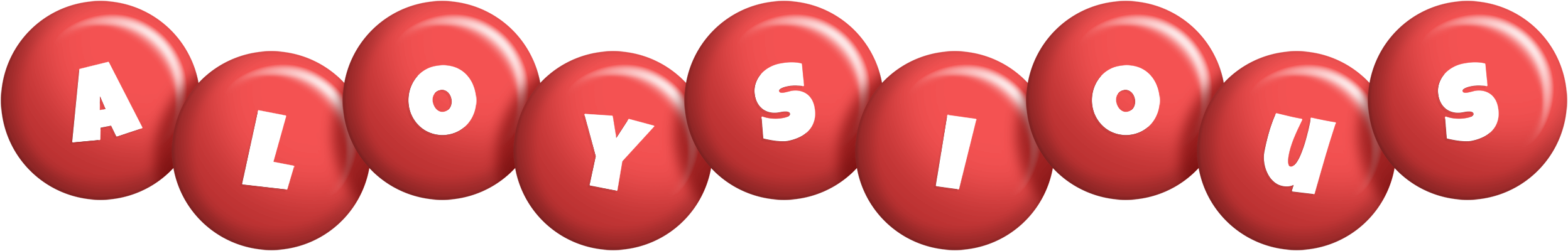 Aloysious candy-red logo