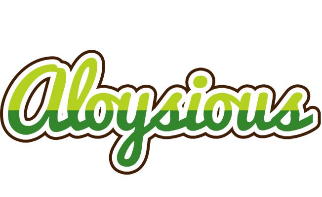 Aloysious golfing logo