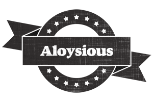 Aloysious grunge logo