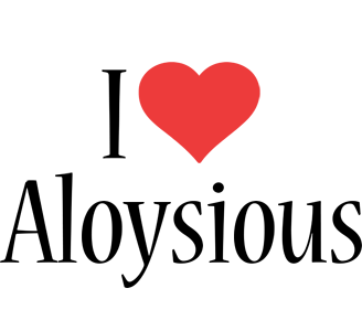 Aloysious i-love logo