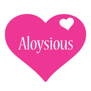 Aloysious love-heart logo