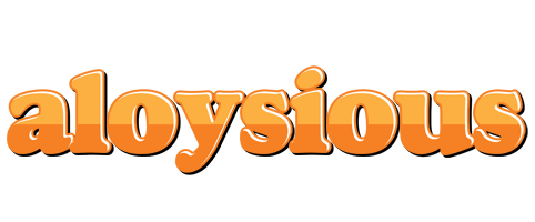 Aloysious orange logo