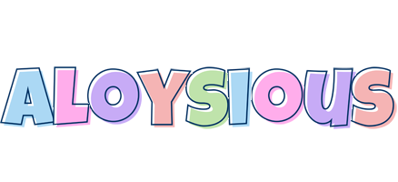 Aloysious pastel logo