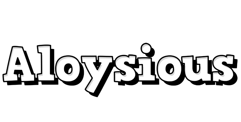 Aloysious snowing logo