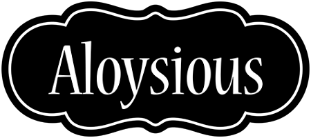 Aloysious welcome logo