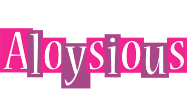 Aloysious whine logo