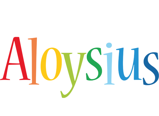 Aloysius birthday logo