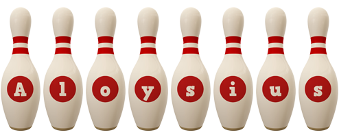 Aloysius bowling-pin logo