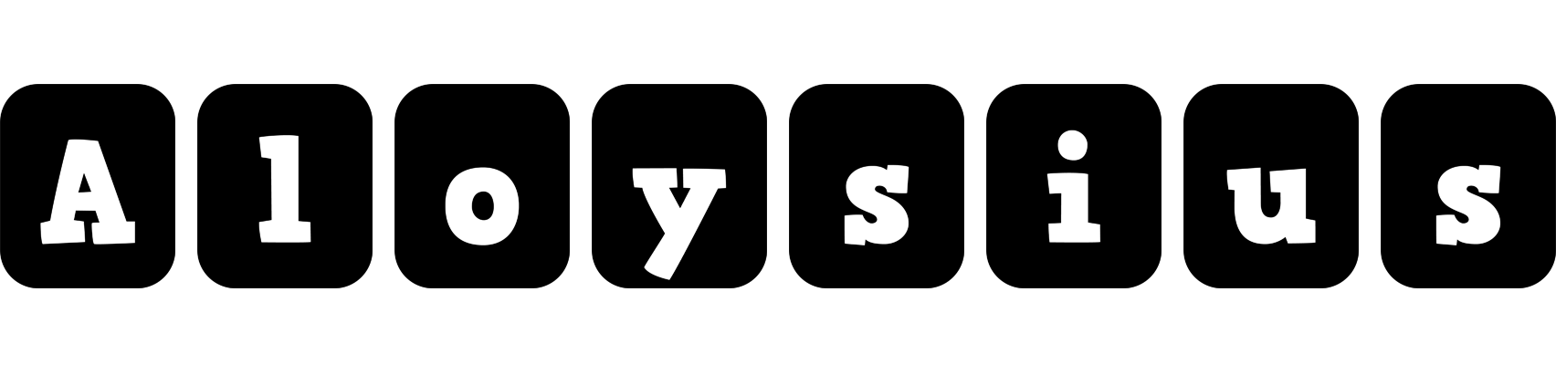 Aloysius box logo