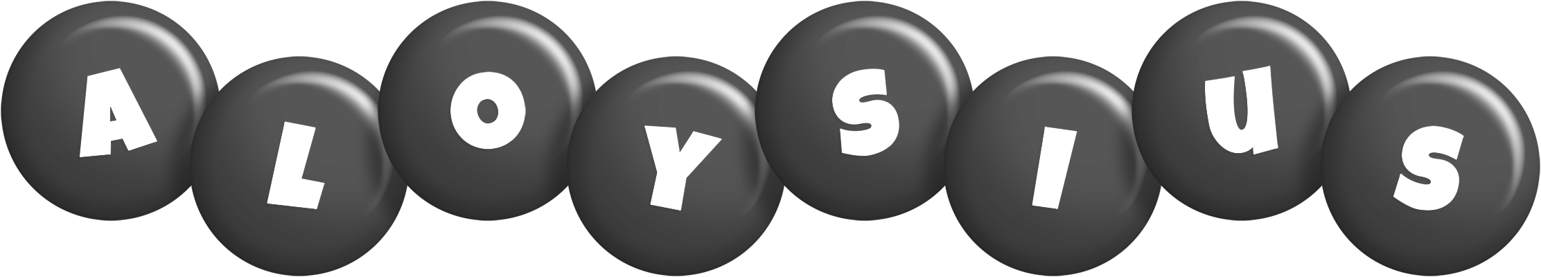 Aloysius candy-black logo