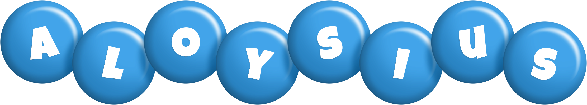 Aloysius candy-blue logo