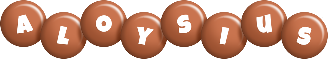 Aloysius candy-brown logo