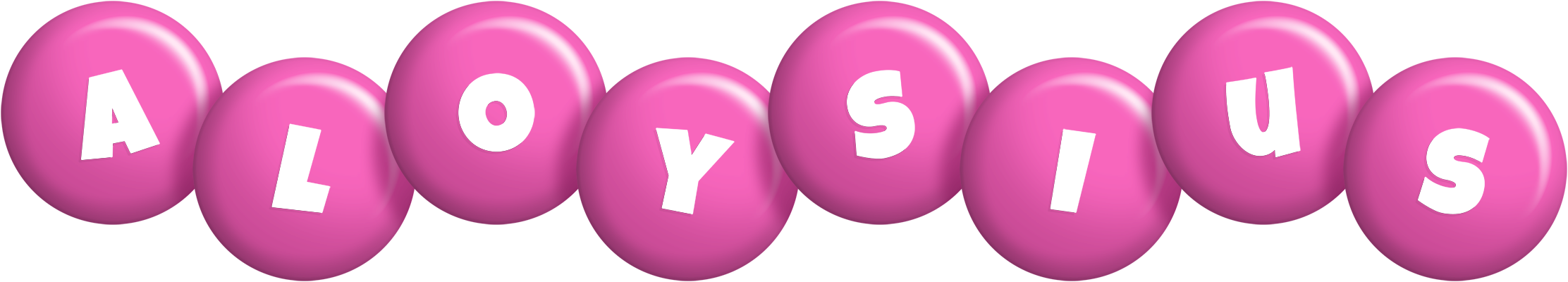 Aloysius candy-pink logo