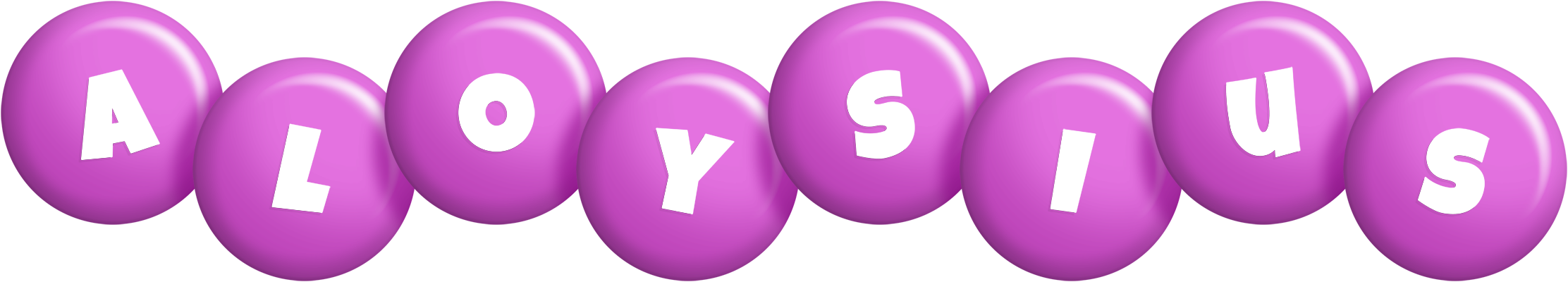Aloysius candy-purple logo