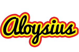 Aloysius flaming logo