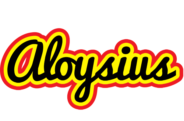 Aloysius flaming logo