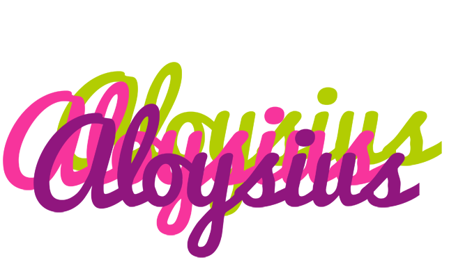 Aloysius flowers logo