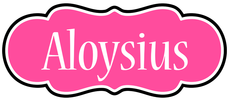 Aloysius invitation logo