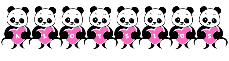 Aloysius love-panda logo