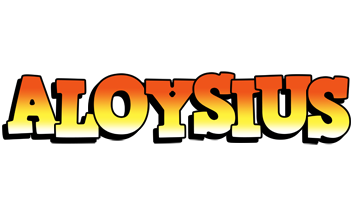 Aloysius sunset logo