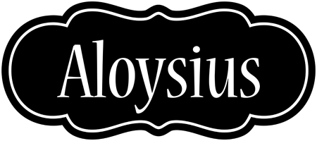 Aloysius welcome logo