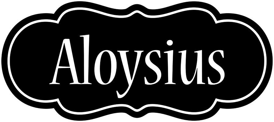 Aloysius welcome logo