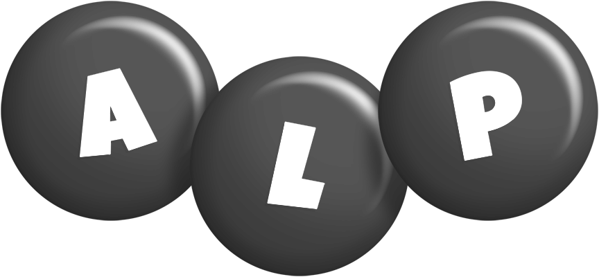 Alp candy-black logo