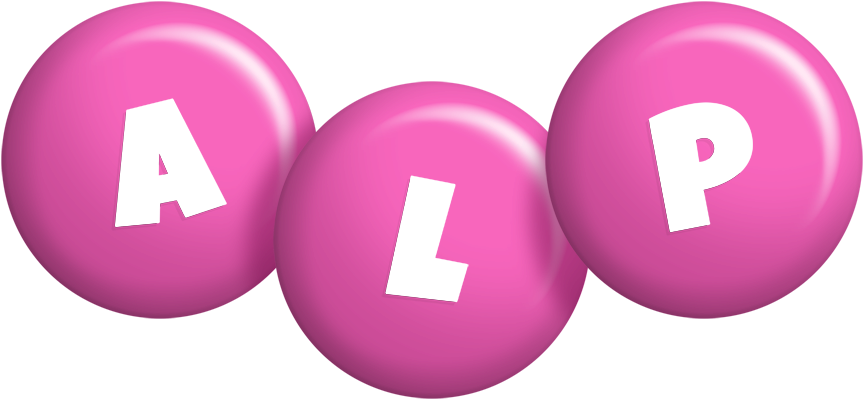 Alp candy-pink logo
