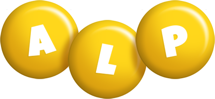 Alp candy-yellow logo