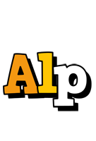 Alp cartoon logo