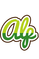 Alp golfing logo