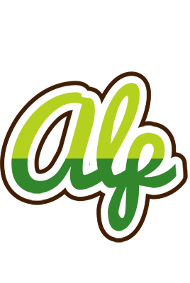 Alp golfing logo