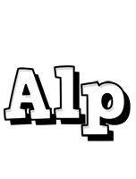 Alp snowing logo