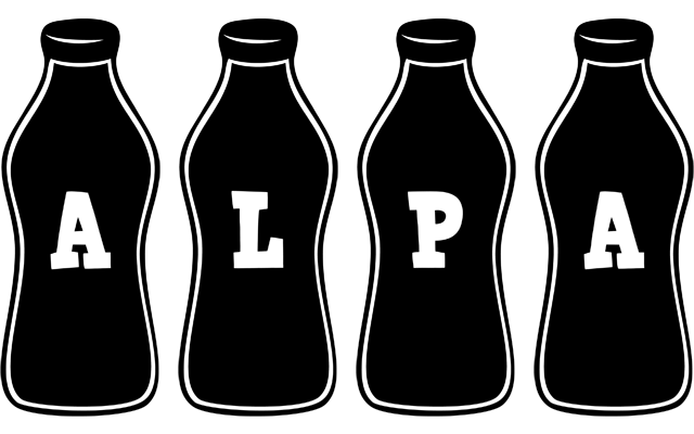 Alpa bottle logo