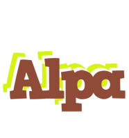 Alpa caffeebar logo