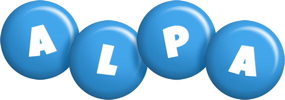 Alpa candy-blue logo