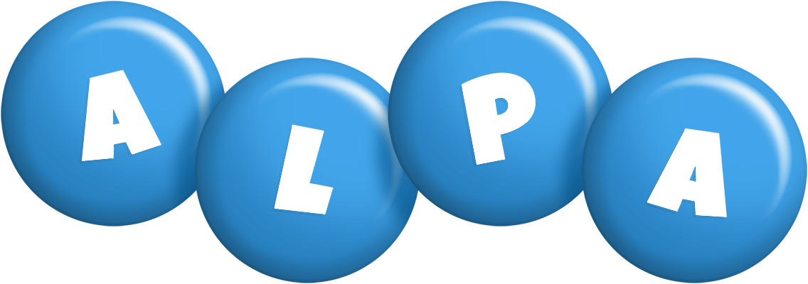 Alpa candy-blue logo