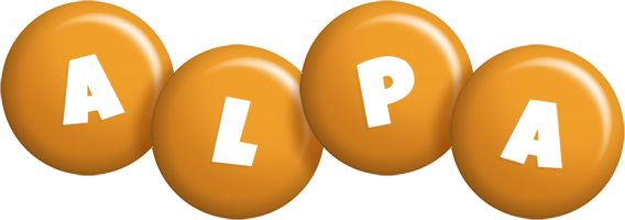 Alpa candy-orange logo